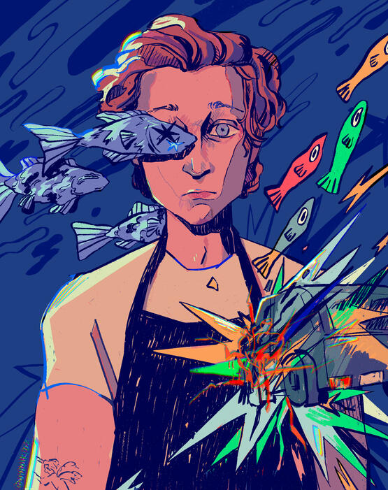 Seven Fishes 2023 (Procreate)