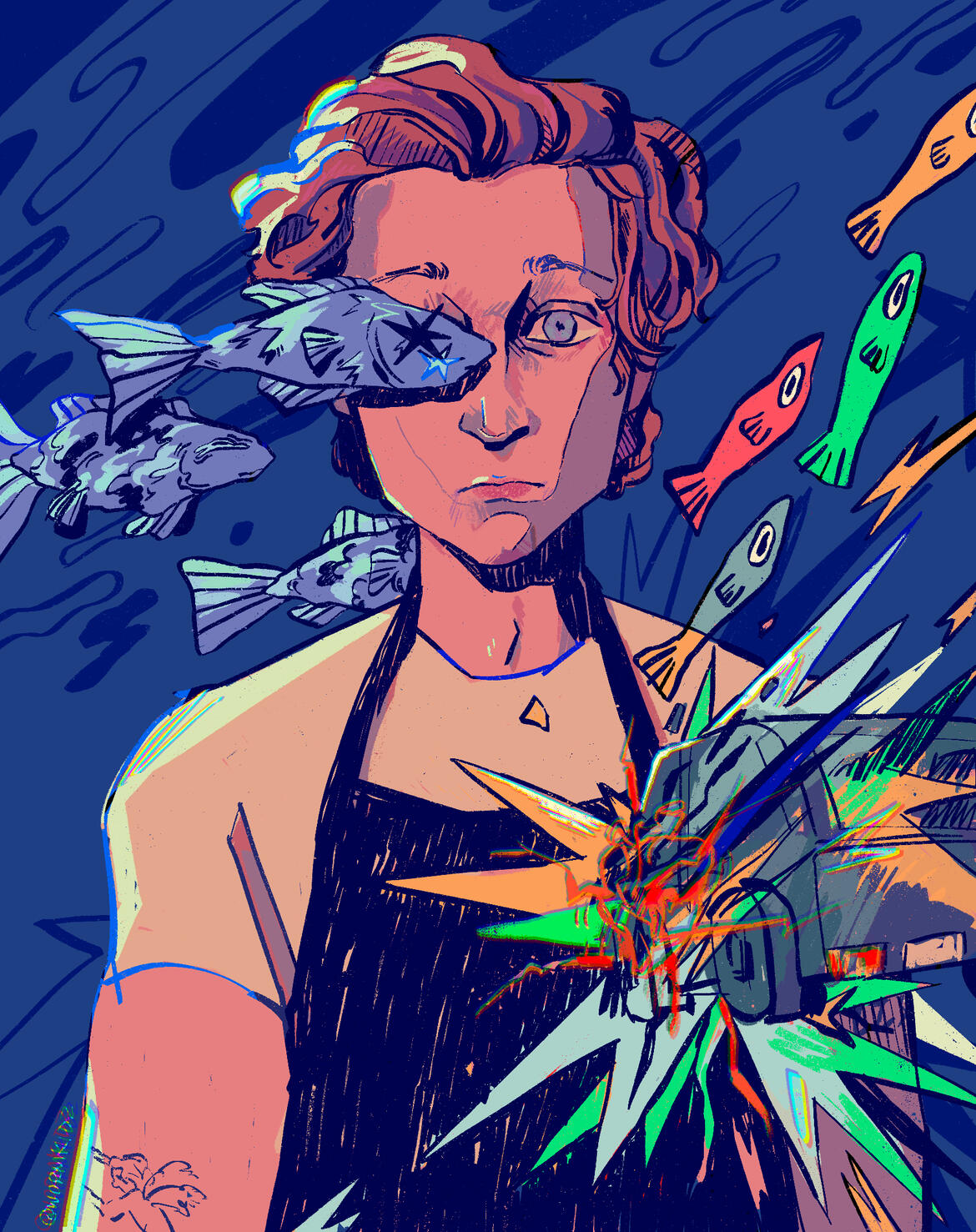 Seven Fishes 2023 (Procreate)