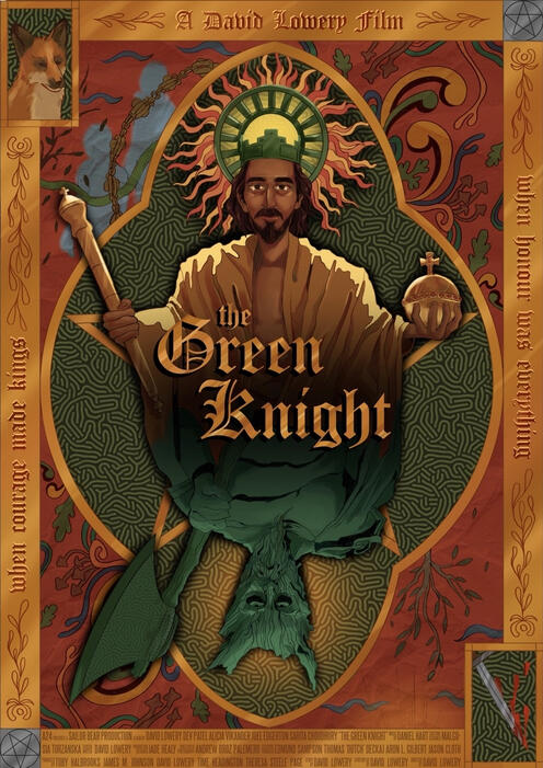 The Green Knight movie poster 2022 (Adobe Photoshop)