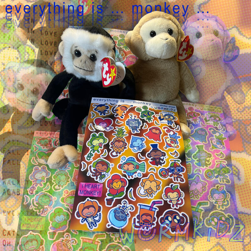 Everything is Monkey Sticker Sheet
