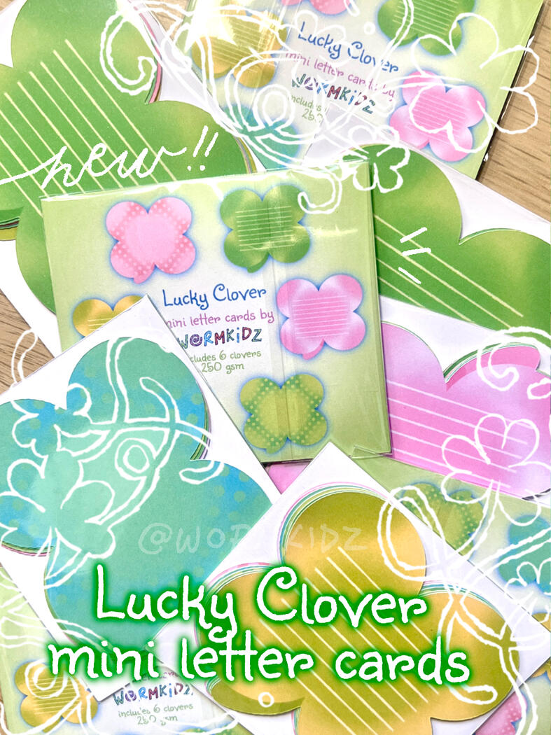 Lucky Clover Letter Cards